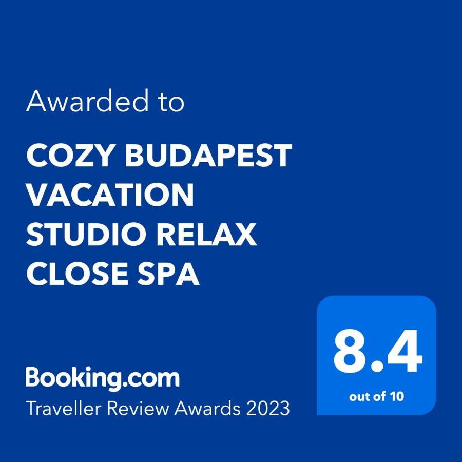 Cozy Budapest Vacation Studio Relax Close Spa 外观 照片